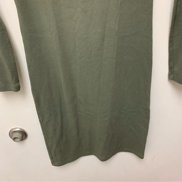 Stateside 1x1 Rib Square Neck Dress - Picture 6 of 11